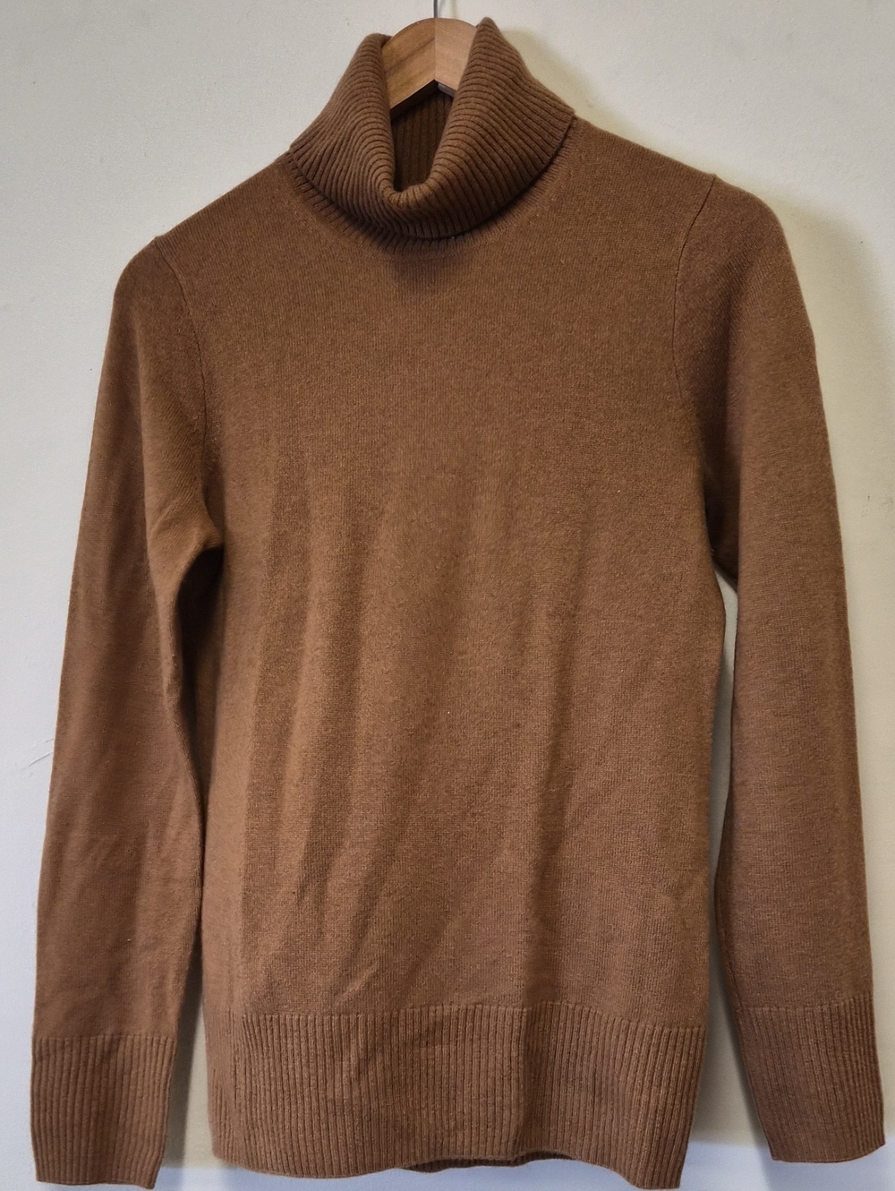 J. Crew Camel Brown Turtleneck Sweater Size M